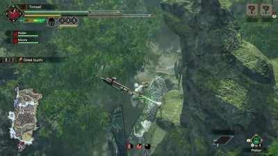 Flying insect glaive