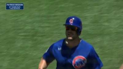 [Highlight] Patrick Wisdom does another home run to bring Cubs within 1. 2-1 Giants