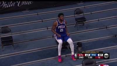 [Highlight] Embiid Gallinari altercation