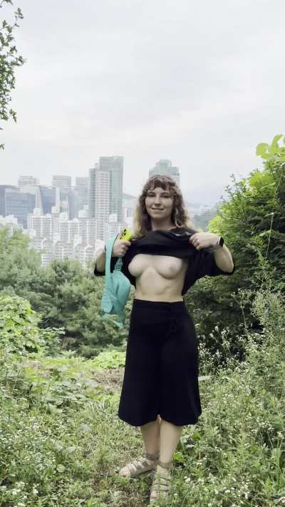 Getting slutty outdoors