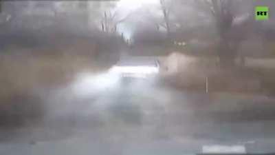 Russian police chase teen after he ran over a traffic police officer