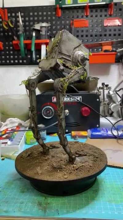 I 3d printed an AT-ST and thought you guys would like it