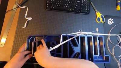 Had some fun making an illuminated wall sign, enjoy the build video! (<60Sec)