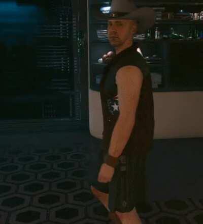 This NPC just entered and asserted dominance