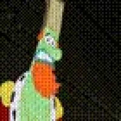 In the The SpongeBob SquarePants Movie (2004) the titular character does this thing at the end where uh. Just give it a minute I'll tell you when it gets there.