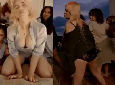 Billie Eilish front and back