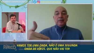 Espero que ele pegue coronavirus e fique com o pulmão todo fudido