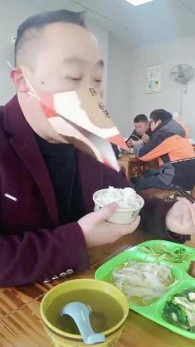 China Developed this latest Mask to wear, eat and breathe