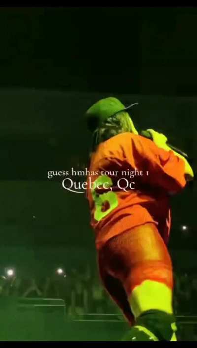 Billie performing at Quebec concert | September 2024