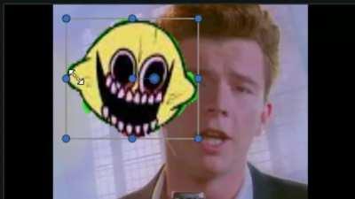 Rick Astley eats lemon and die