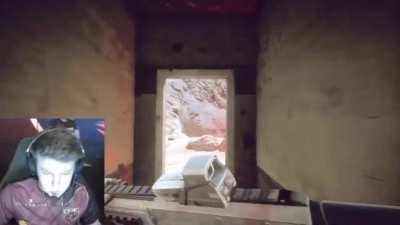 looking outside on Operation Locker