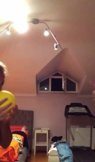 High as a helium balloon