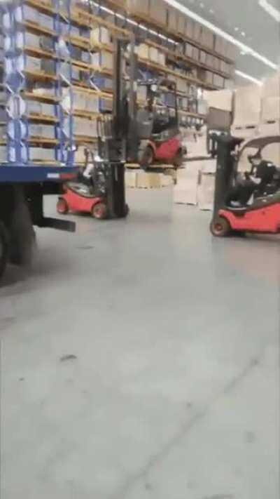 Do idiots in forklifts count?