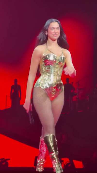 Dua performing onstage at Madison Square Garden in New York City - IG September 2025