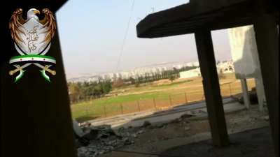 Possible FSA IED/anti-tank attack on a passing Syrian Army BMP-2 near Mezzeh Air Base - 2012