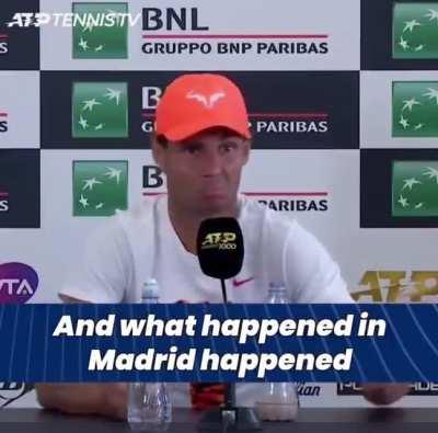 Just Rafa being Rafa