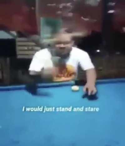 The way he just gobbles them up