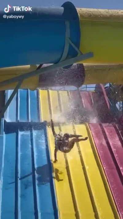 HMC while I ride this water slide