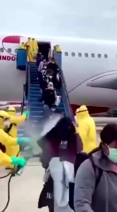 In the 1950's they sprayed citizens with DDT to try and stop mosquitos from spreading Polio. That turned out to be a false theory. Look familiar?