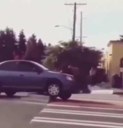 WCGW trying to get your car off of a sign.