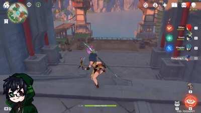 How to consistently do the Xingqiu Burst Plunge Spam mechanic