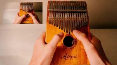 Tirei a ending do RPG na minha Kalimba :)