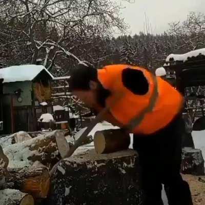 It's a strong man example