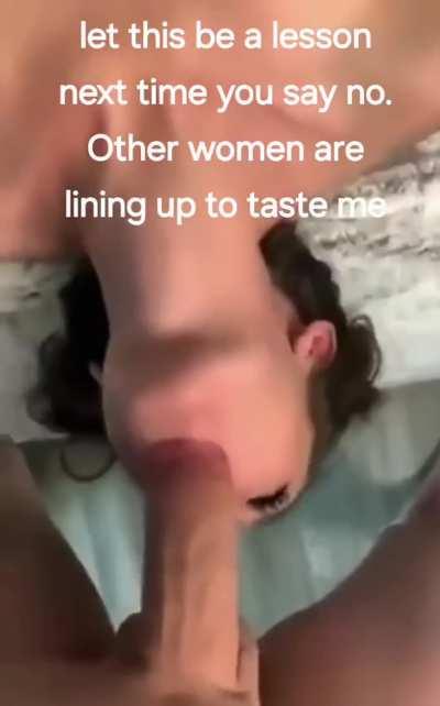 Keep saying no, we'll find someone to say yes