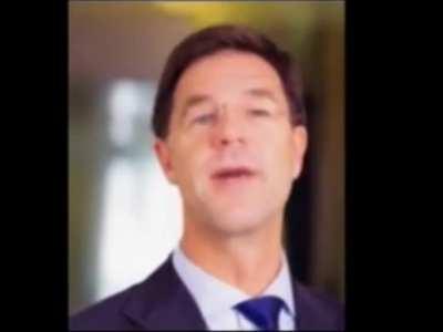 Mark Rutte zingt Dame Da Ne