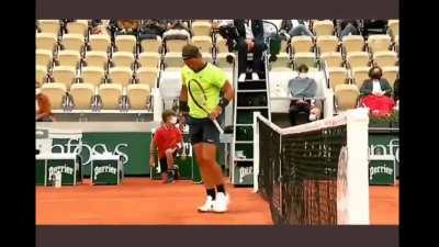 Rafa can do anything on this court and it will seem normal