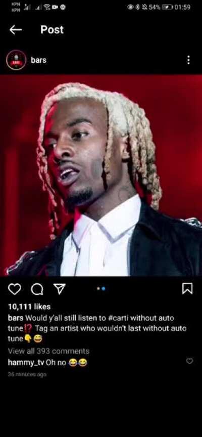 Playboi carti raw vocals