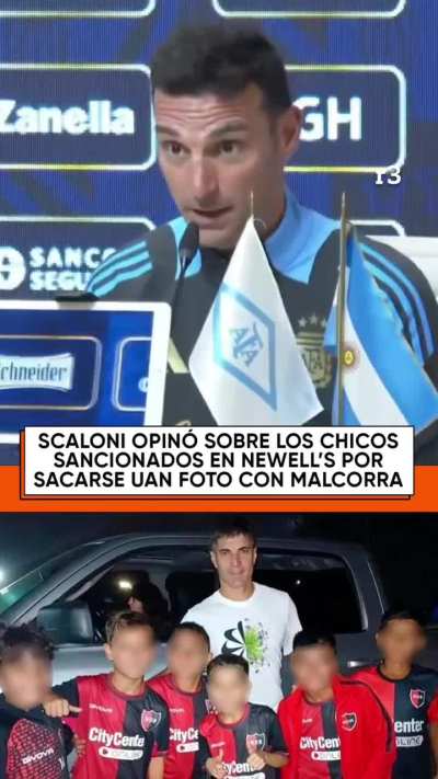 “ME HUBIESE SACADO UNA FOTO SIN IMPORTAR LA CAMISETA” ⚽ Lionel Scaloni opinó sobre la polémica de los chicos de Newell’s que se fotografiaron con Ignacio Malcorra, jugador de Rosario Central