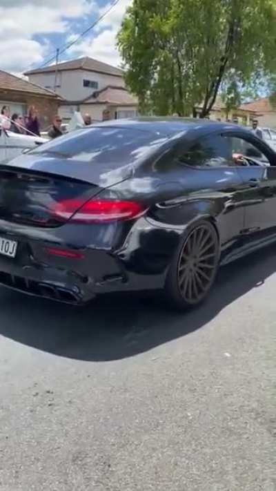Idiot in a C63