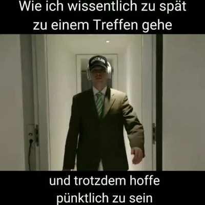 Immer zuversichtlich bleiben