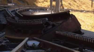 The Pilatusbahn’s uncommon turnout (Obwalden, Switzerland)