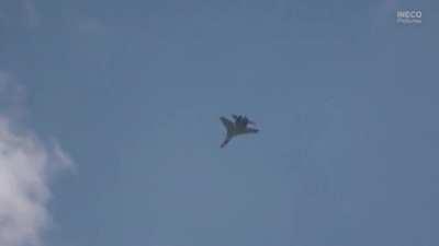 These thrust vectoring maneuvers by a Russian Sukhoi Su-30 look impossible