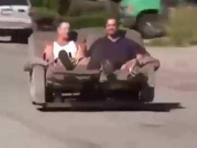 Just Guy's being LazyBoys.