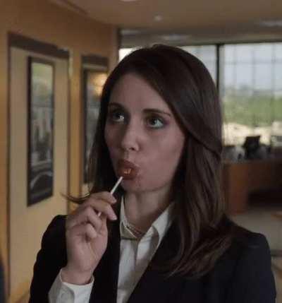 That's a sexy way to have a lollipop 🍭