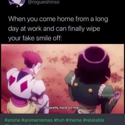 Illumi’s makeup is on point