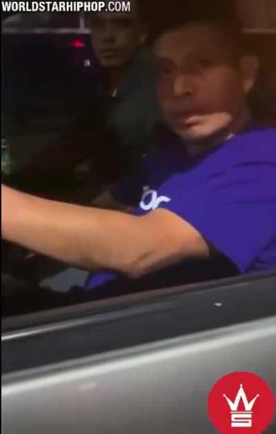 Drunk driver tries to leave the scene of the accident