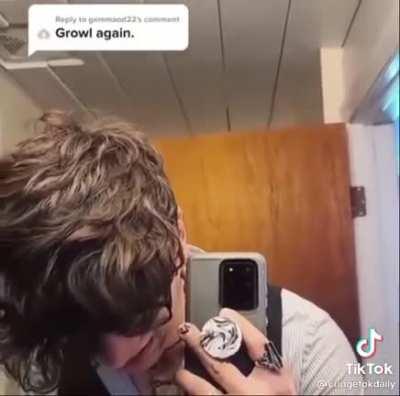 Damm he’s going for it