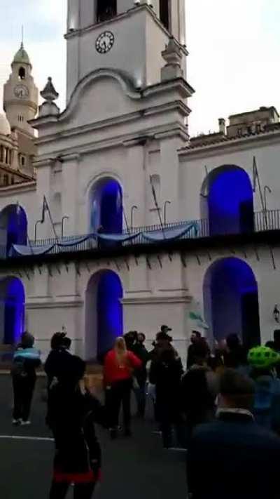 Protesta anticuarentena argentina