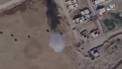 IS drone attack on Iraqi forces