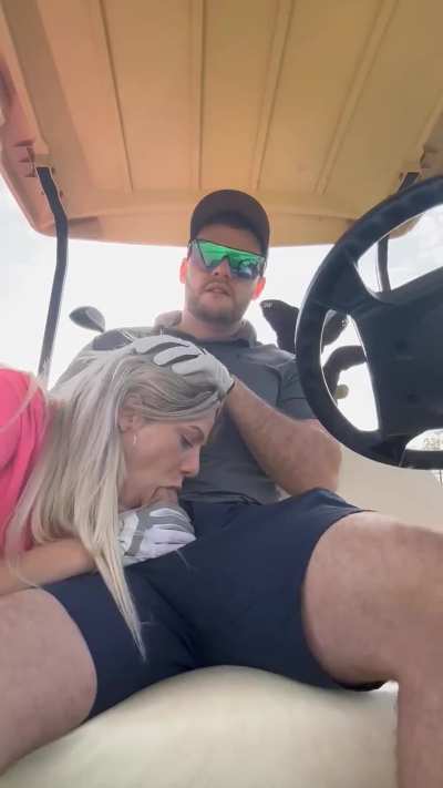Golf cart blowjob ⛳️