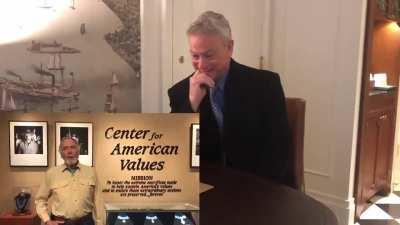 Gary Sinise reacts to people thanking him for his humanitarian work