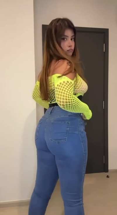 I don't usualy wear jeans because they make my ass look like this