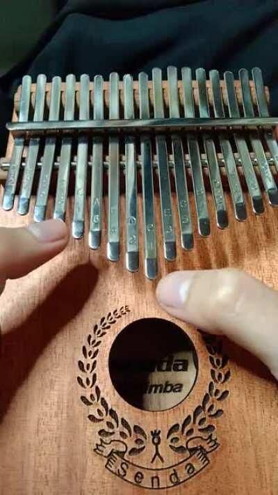 I played the meme theme on the kalimba