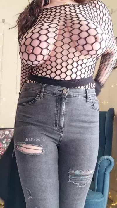 Wanna see what I'm hiding under these clothes?