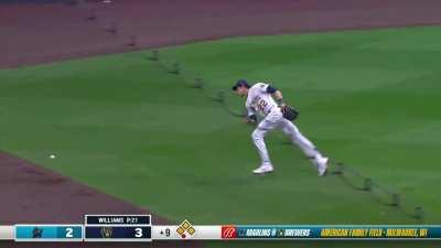 [Highlight] Bryan De La Cruz drives in 2 to give the Fish the 4-3 lead in the 9th