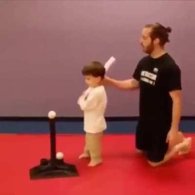 “Keep your eye on the ball” 😂😭